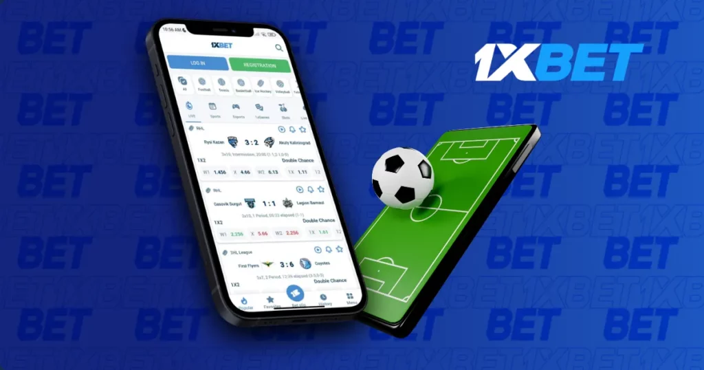 Sports Betting in Mobile Application from 1xBet India